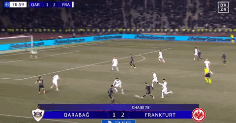 世界杯官方平台下载-法兰克福2-3遭卡拉巴赫读秒绝杀被提前淘汰，卡米洛-杜兰梅开二度